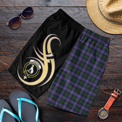 Hunter Modern Tartan Crest Men's Short PM8