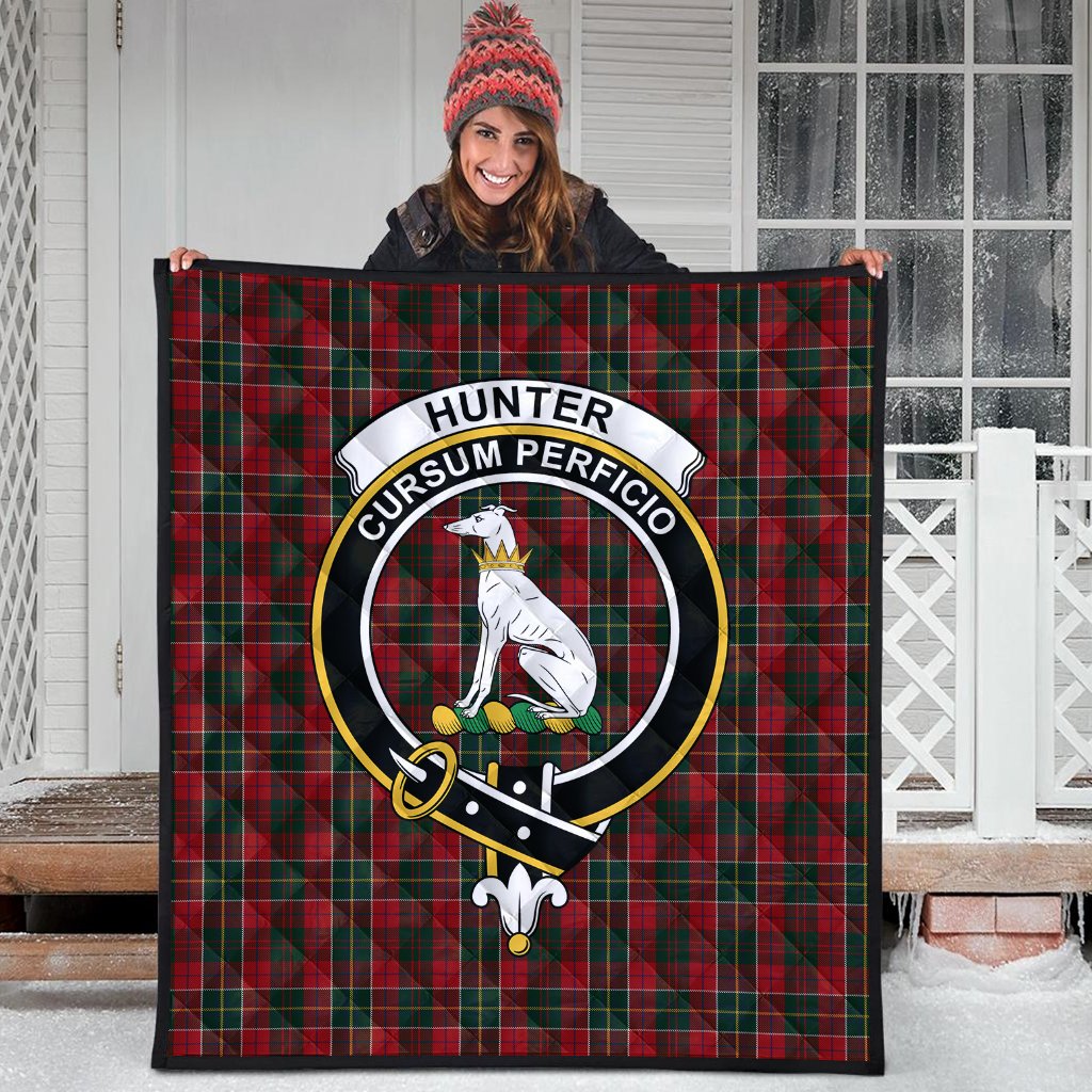 Hunter USA Tartan Crest Quilt