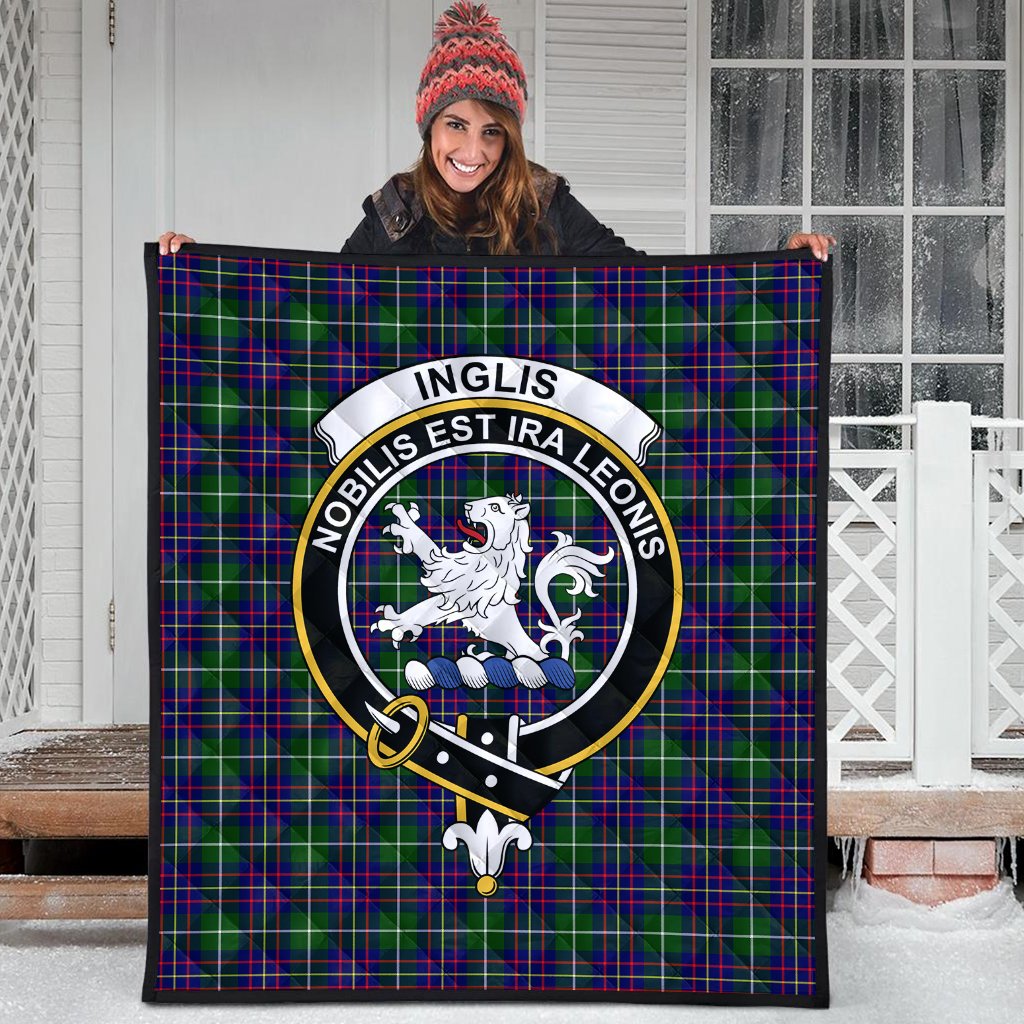 Inglis Modern Tartan Crest Quilt