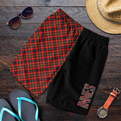 Innes Modern Tartan Crest Men's Short - Cross Style