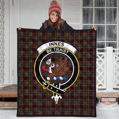 Innes of Cowie Tartan Crest Quilt