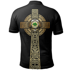 Irvine Clan Unisex Polo Shirt - Celtic Tree Of Life