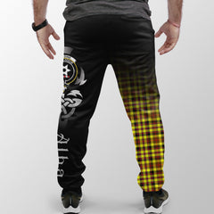 Jardine Tartan Crest Jogger Sweatpants - Alba Celtic Style