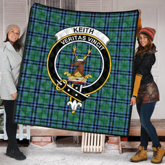 Keith Ancient Tartan Crest Quilt