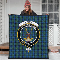 Keith Tartan Crest Quilt