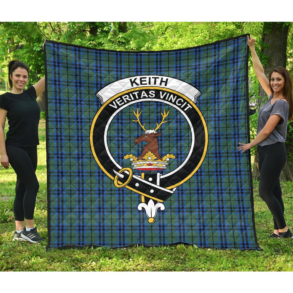 Keith Tartan Crest Quilt