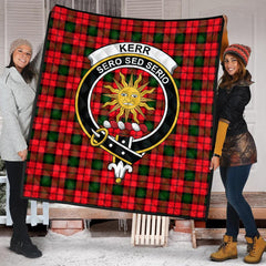 Kerr Modern Tartan Crest Quilt