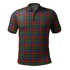 Kilgour Asymmetrical Tartan Polo Shirt