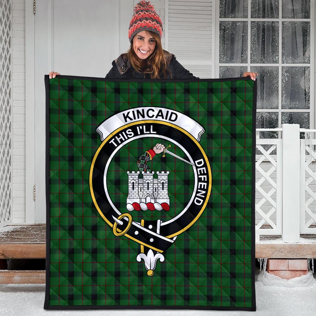 Kincaid Tartan Crest Quilt