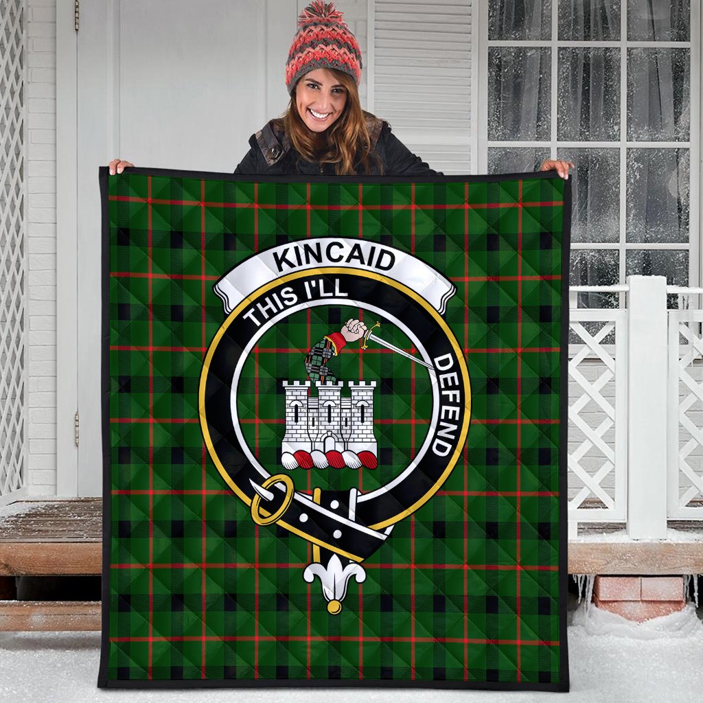 Kincaid Modern Tartan Crest Quilt