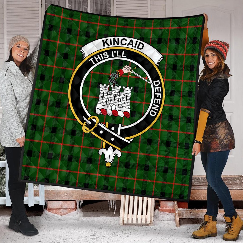 Kincaid Modern Tartan Crest Quilt