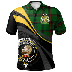 Kirkcaldy Tartan Polo Shirt - Royal Coat Of Arms Style