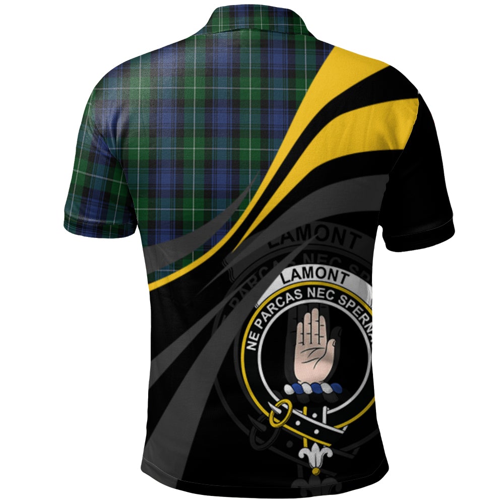 Lamont 2 Tartan Polo Shirt - Royal Coat Of Arms Style