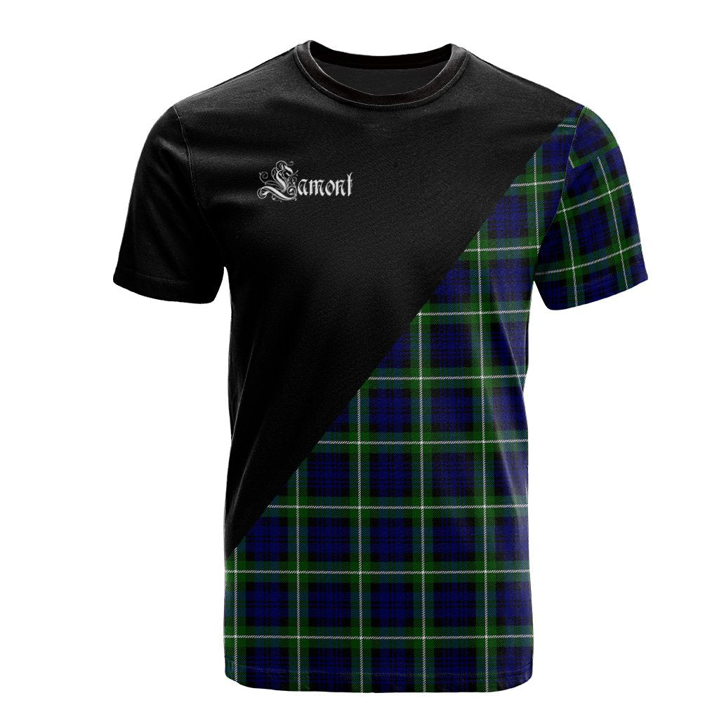Lamont Modern Tartan - Military T-Shirt