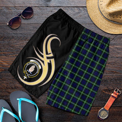 Lamont Modern Tartan Crest Men's Short PM8