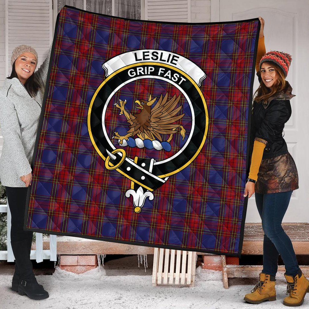 Leslie J Cant Tartan Crest Quilt