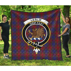 Leslie J Cant Tartan Crest Quilt
