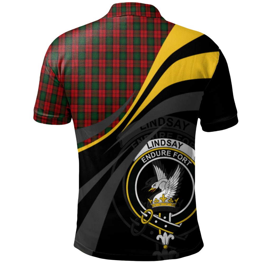 Lindsay 02 Tartan Polo Shirt - Royal Coat Of Arms Style