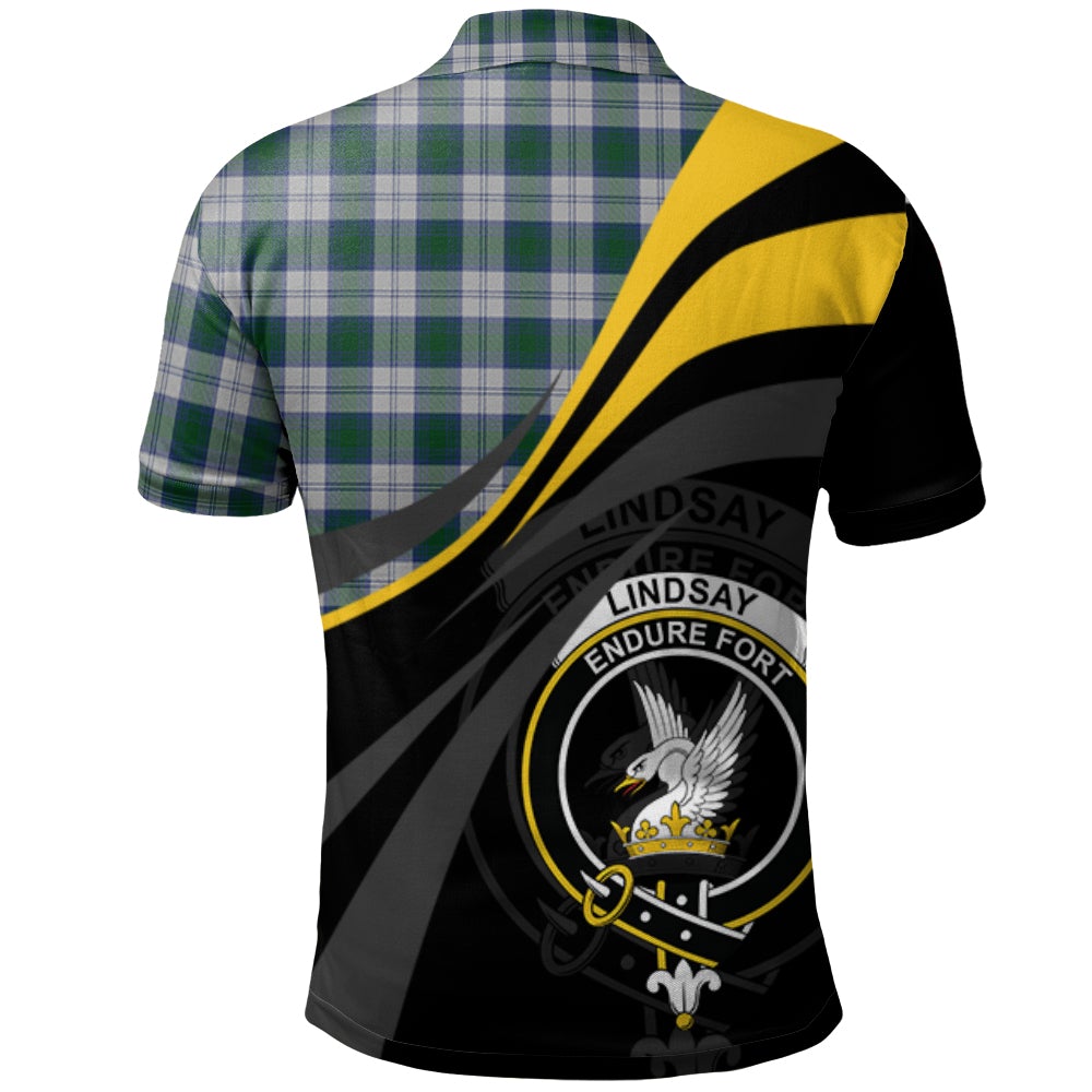 Lindsay Dress Tartan Polo Shirt - Royal Coat Of Arms Style