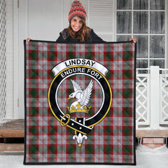 Lindsay Dress Red Tartan Crest Quilt