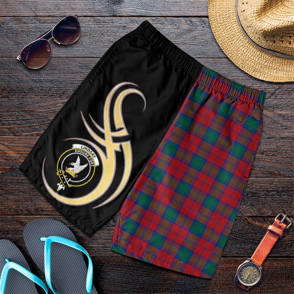 Lindsay Modern Tartan Crest Men's Short PM8