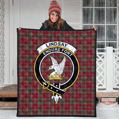 Lindsay Weathered Tartan Crest Quilt