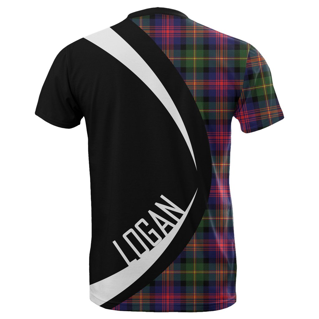 Logan Modern Tartan T-shirt Circle