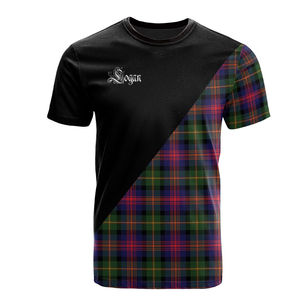 Logan Modern Tartan - Military T-Shirt