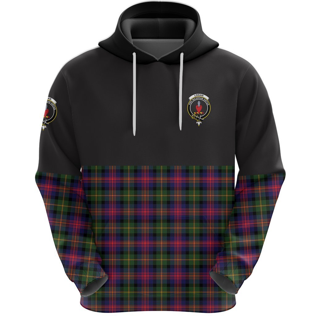 Logan Modern Clan Half Of Tartan Hoodie