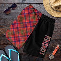 Lumsden Modern Tartan Crest Men's Short - Cross Style