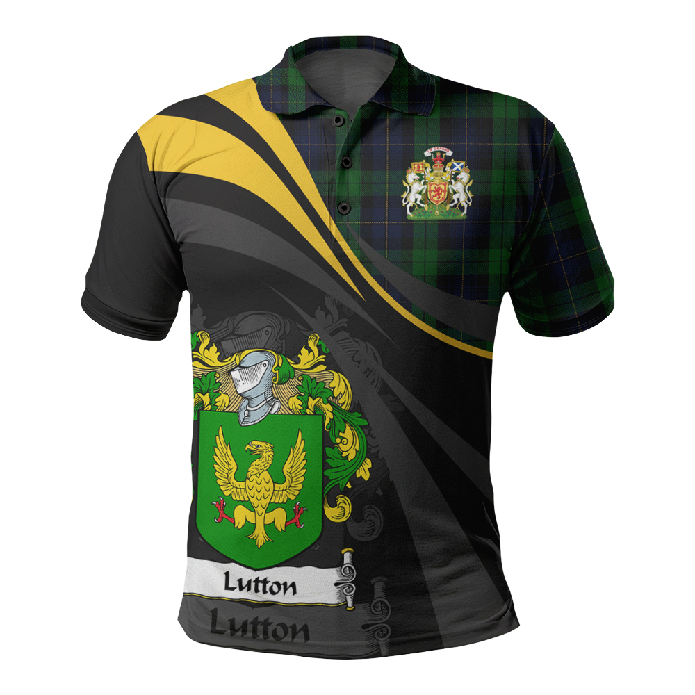 Lutton Tartan Polo Shirt - Royal Coat Of Arms Style