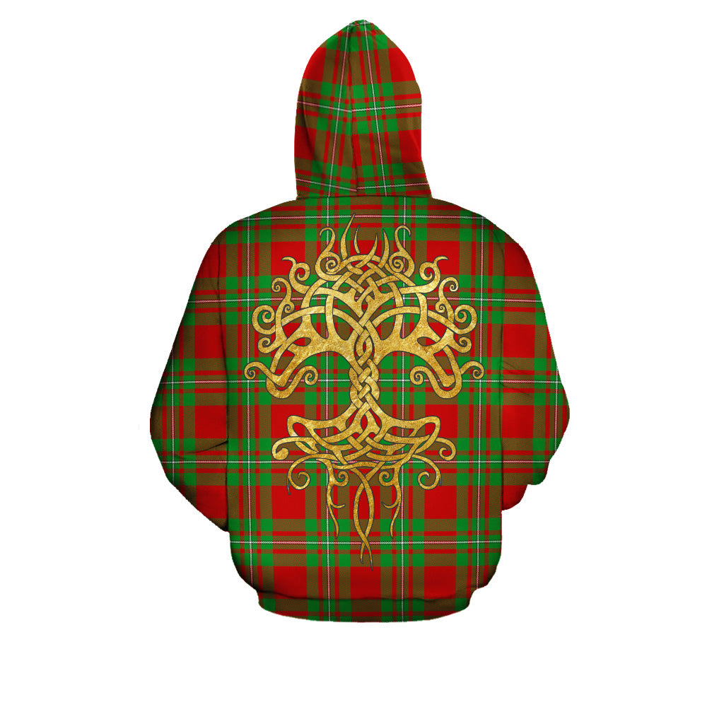 MacGregor Modern Tartan Hoodie - Tree Of Life