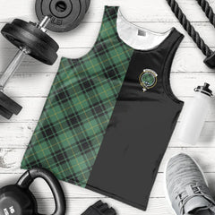 MacArthur Ancient Tartan Crest Men's Tank Top - Cross Style