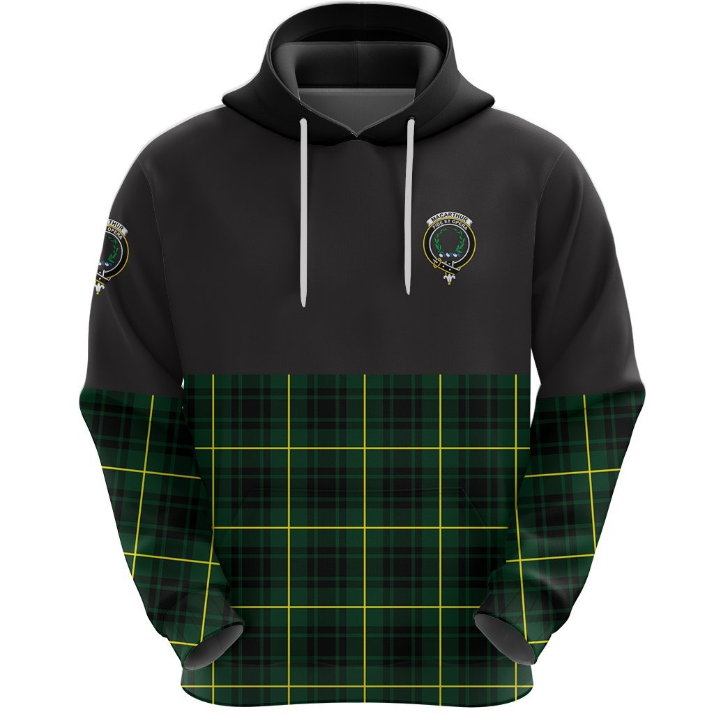 MacArthur Modern Clan Half Of Tartan Hoodie