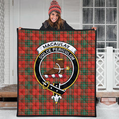 MacAulay Ancient Tartan Crest Quilt