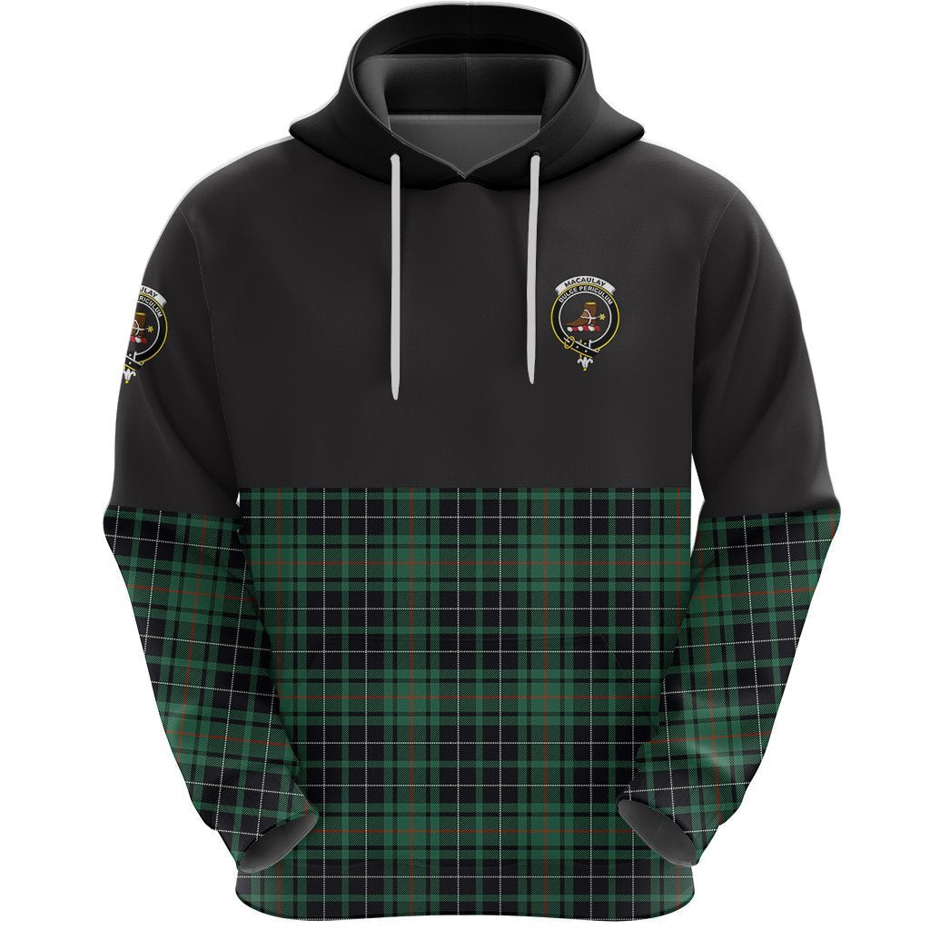 MacAulay Hunting Ancient Clan Half Of Tartan Hoodie