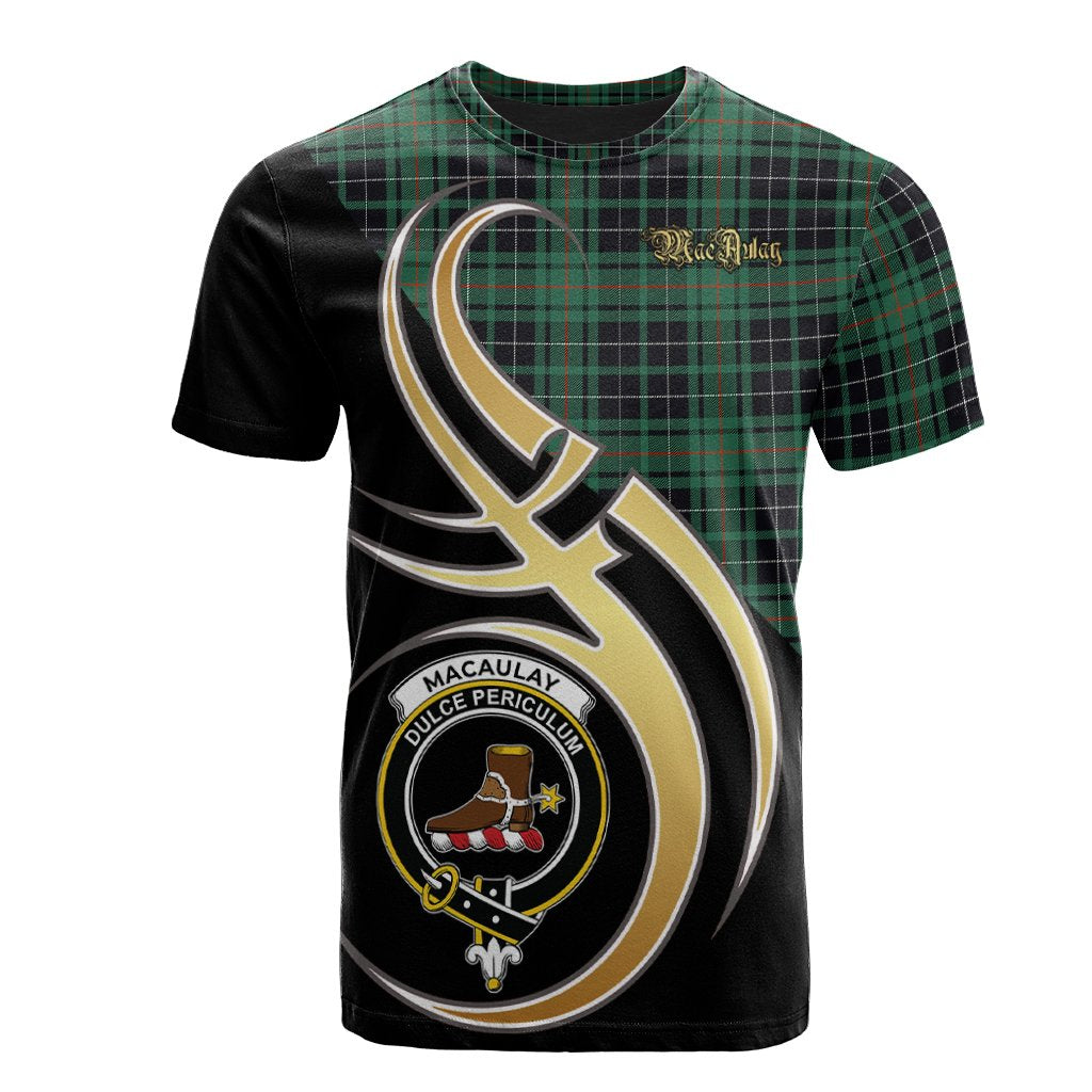 MacAulay Hunting Ancient Tartan T-shirt - Believe In Me Style