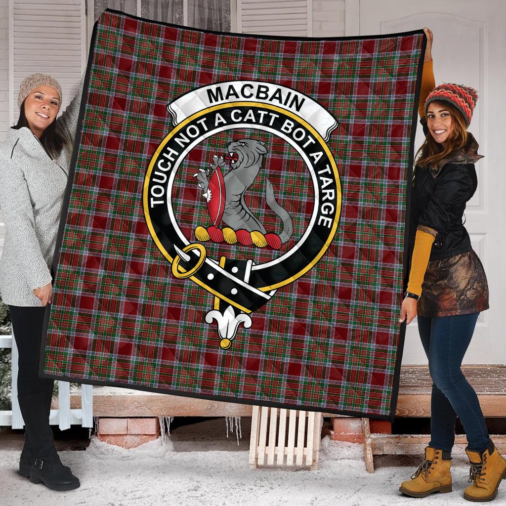 MacBain Chief Tartan Crest Quilt
