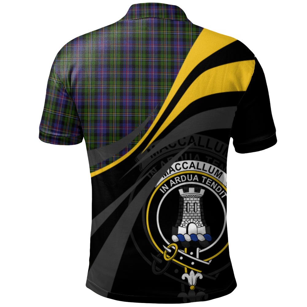 MacCallum (Malcolm) 03 Tartan Polo Shirt - Royal Coat Of Arms Style
