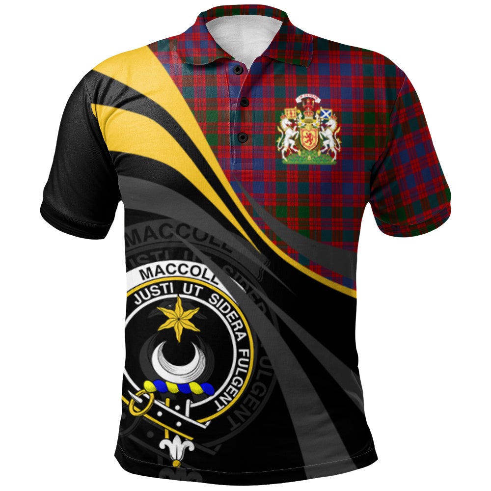 MacColl Ancient Tartan Polo Shirt - Royal Coat Of Arms Style