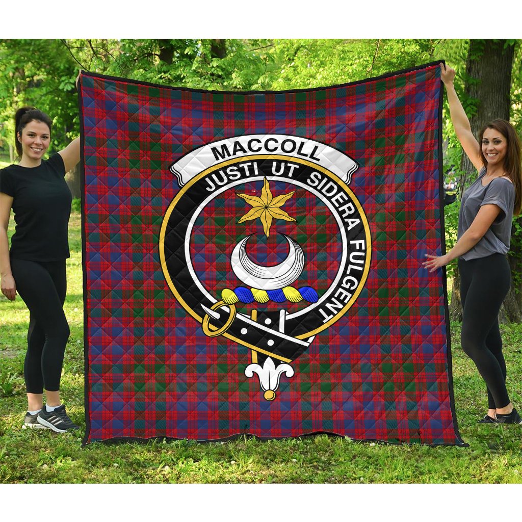 MacColl Ancient Tartan Crest Quilt