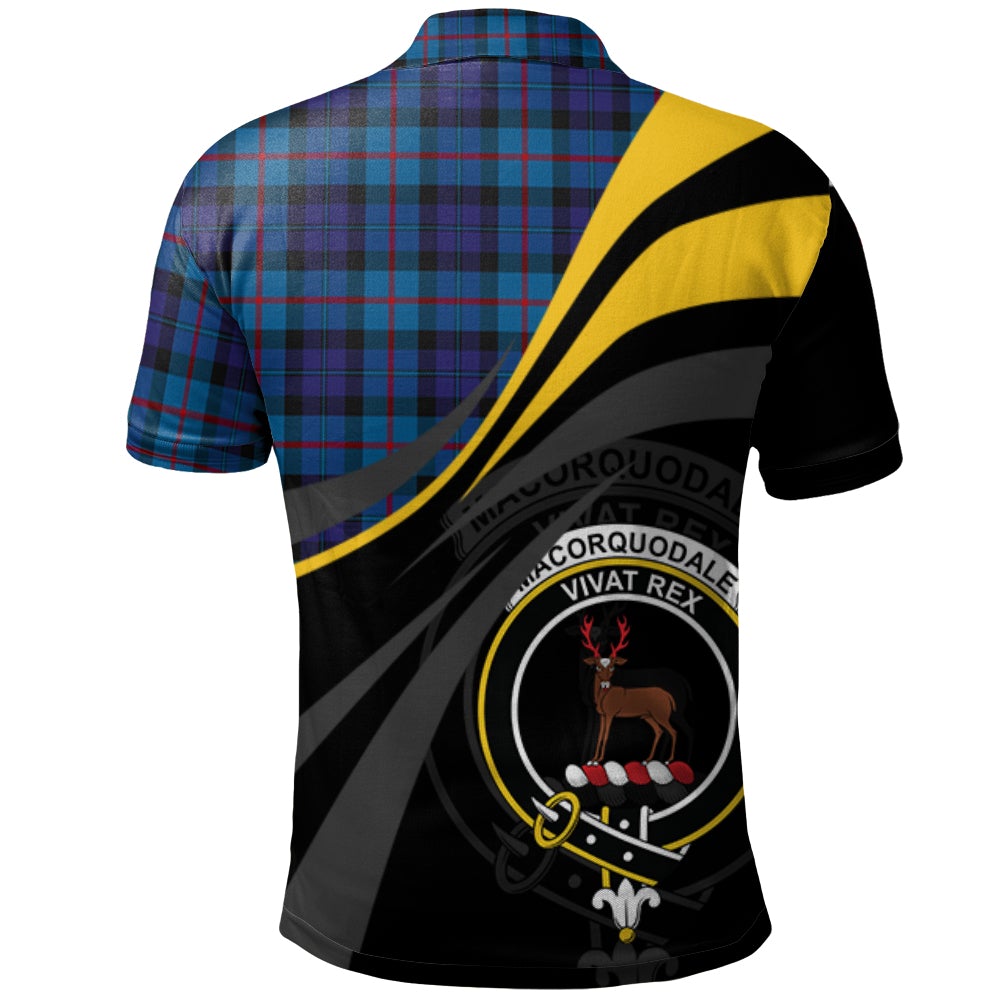 MacCorquodale 2 Tartan Polo Shirt - Royal Coat Of Arms Style