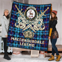 MacCorquodale Tartan Crest Legend Gold Royal Premium Quilt