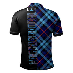 MacCorquodale Tartan Polo Shirt Half of Me - Cross Style