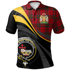 MacDonald 02 Tartan Polo Shirt - Royal Coat Of Arms Style