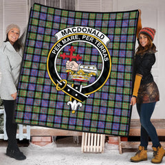 MacDonald Ancient Tartan Crest Quilt