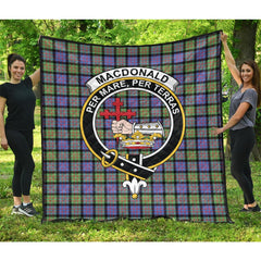 MacDonald Ancient Tartan Crest Quilt