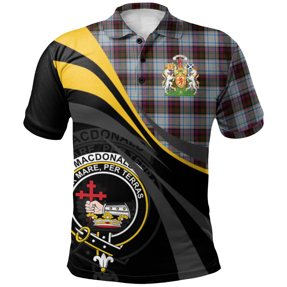 MacDonald Dress 02 Tartan Polo Shirt - Royal Coat Of Arms Style