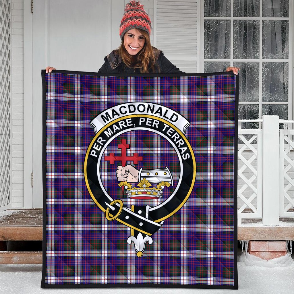 MacDonald Dress Modern Tartan Crest Quilt