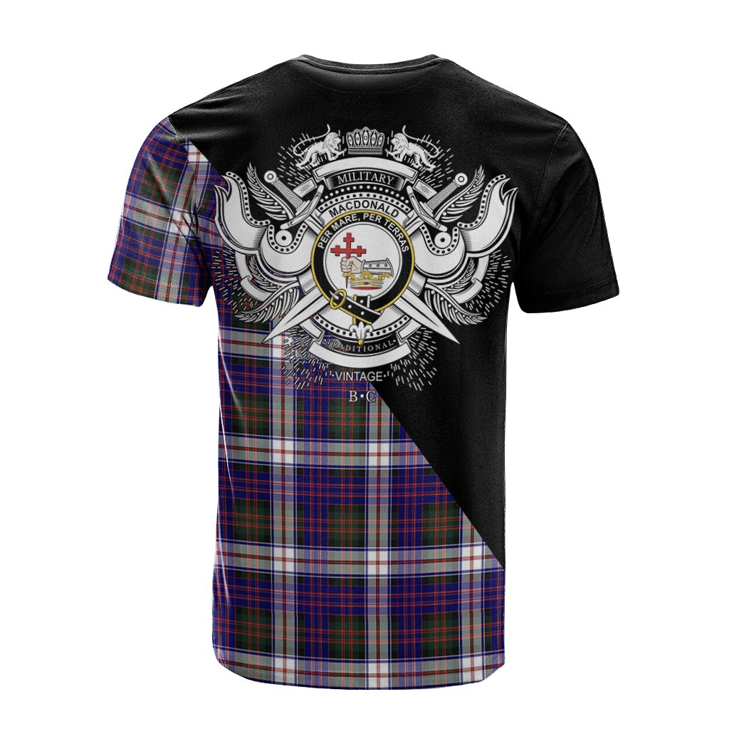 MacDonald Dress Modern Tartan - Military T-Shirt